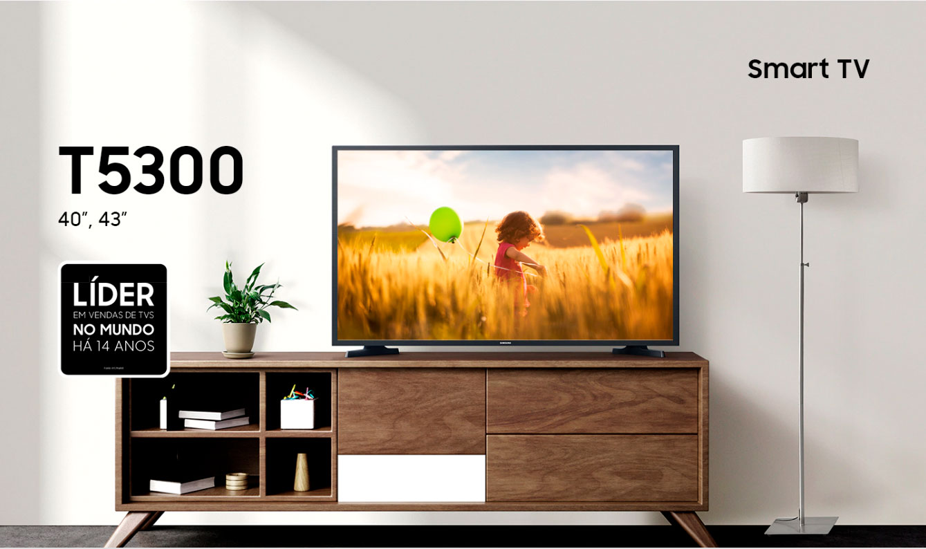 Televisión Samsung de 43'' T5300 Full HD Smart TV