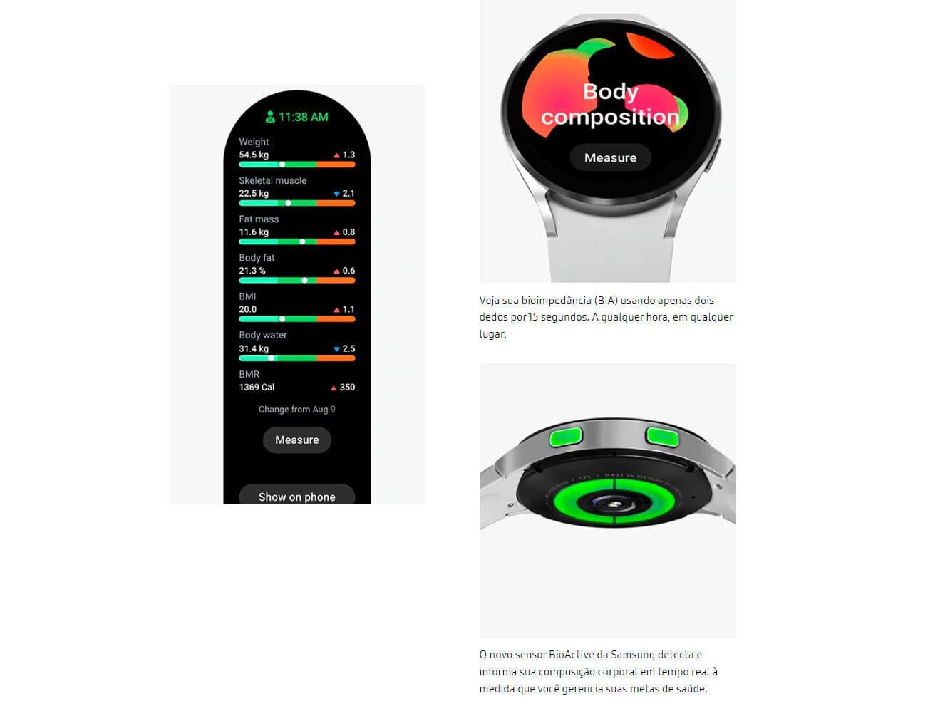 Smartwatch Samsung Galaxy <br/>      Watch4, Bluetooth