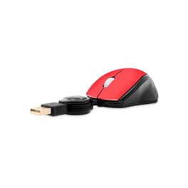 Mini-Mouse-Retratil-Colors-USB---Vermelho-|-GT