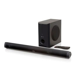 Kit-com-Smart-TV-43--LED-4K-Ultra-HD-HQ---Soundbar-2.1-Canais-Bluetooth-180W-RMS-com-Subwoofer-e-USB-|-GT