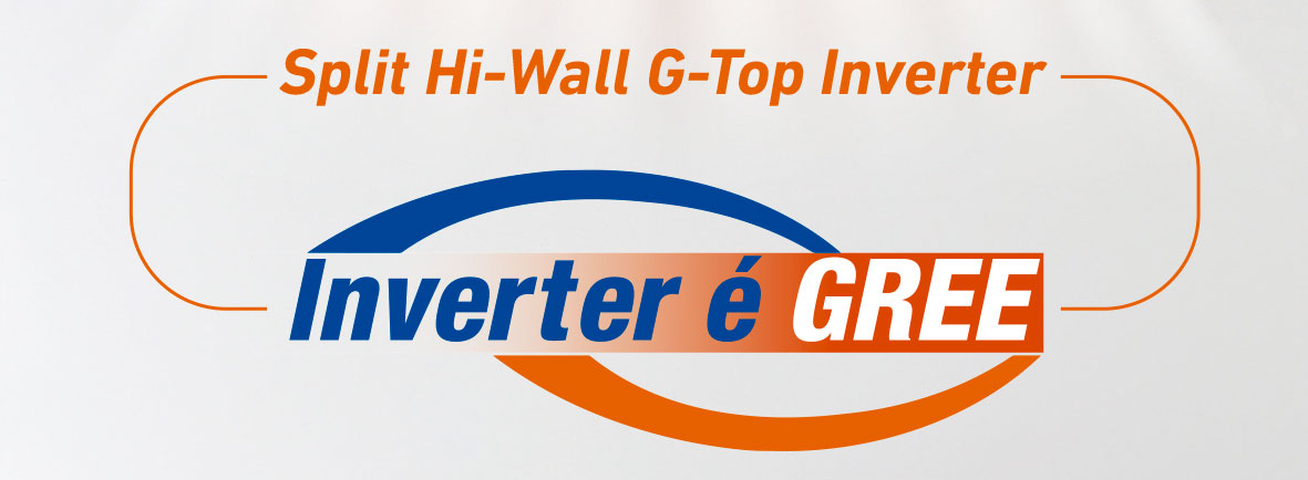 Ar Condicionado Inverter 9000 Btu/h Gree Split Hi Wall G-Top Frio 220V 