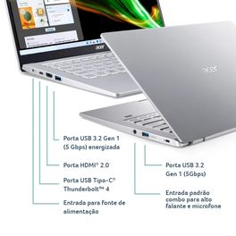 Notebook-Acer-Swift-3-58K4-14--Full-HD-Intel®-Core™-i5-1135G7-EVO™--8GB-512GB-SSD-Windows-11---NX.KA9AL.001