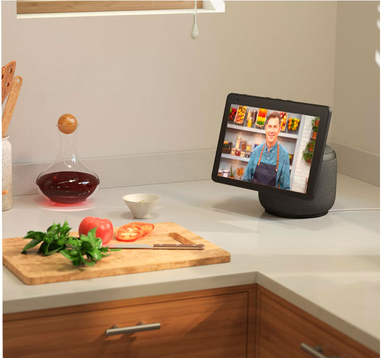 Amazon Echo Show 10: Smart Display HD de 10,1 com movimento e Alexa Preta