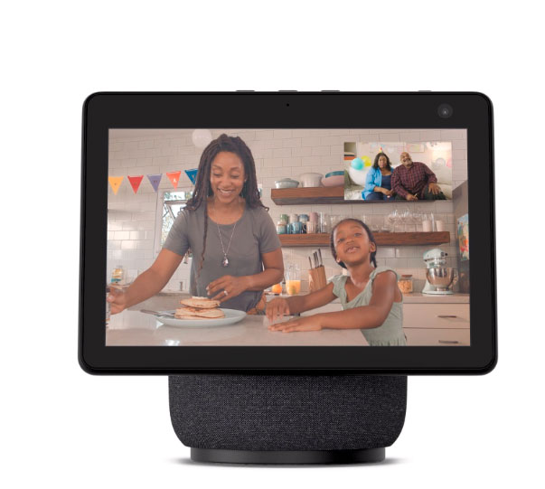 Amazon Echo Show 10: Smart Display HD de 10,1 com movimento e Alexa Preta