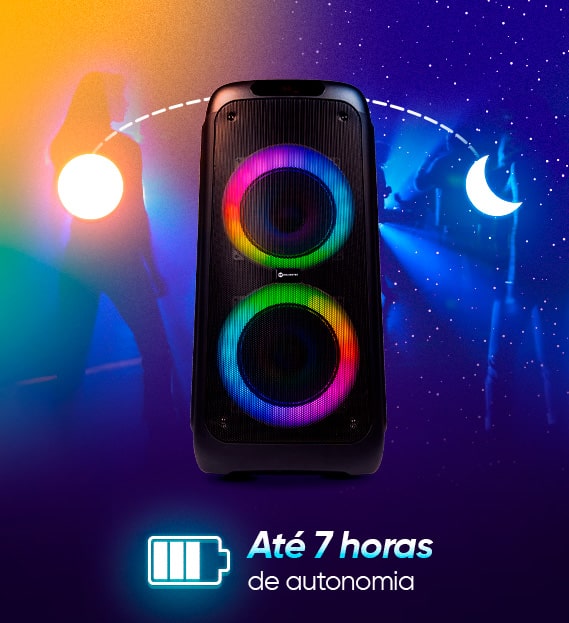 caixa De Som Amplificada Gt Evoke 1000 Bluetooth Tws | Gt