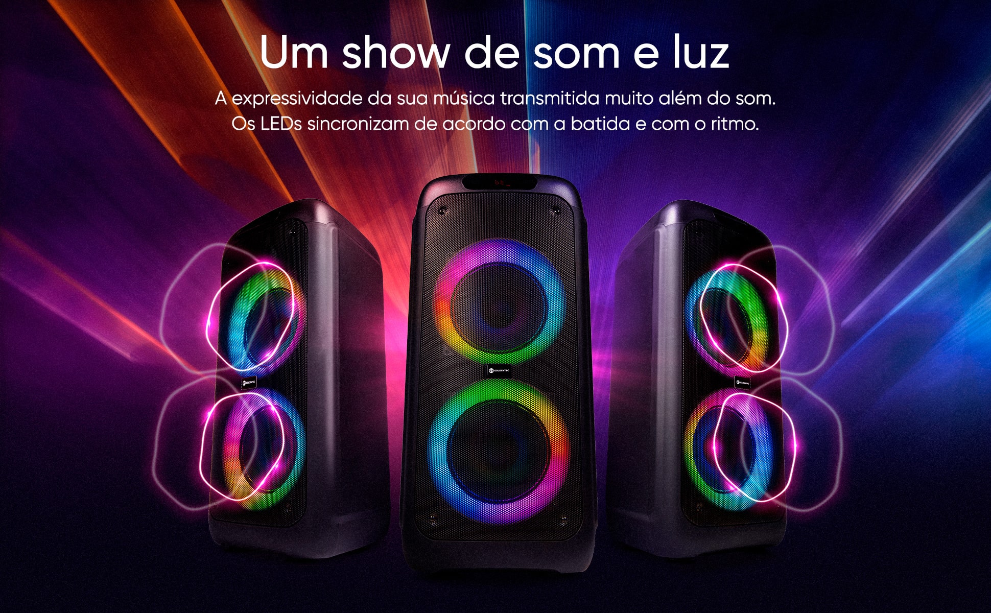 caixa De Som Amplificada Gt Evoke 1000 Bluetooth Tws | Gt