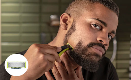 barbeador Elétrico Philips Oneblade Rosto E Corpo Preto/verde - Qp2620/10