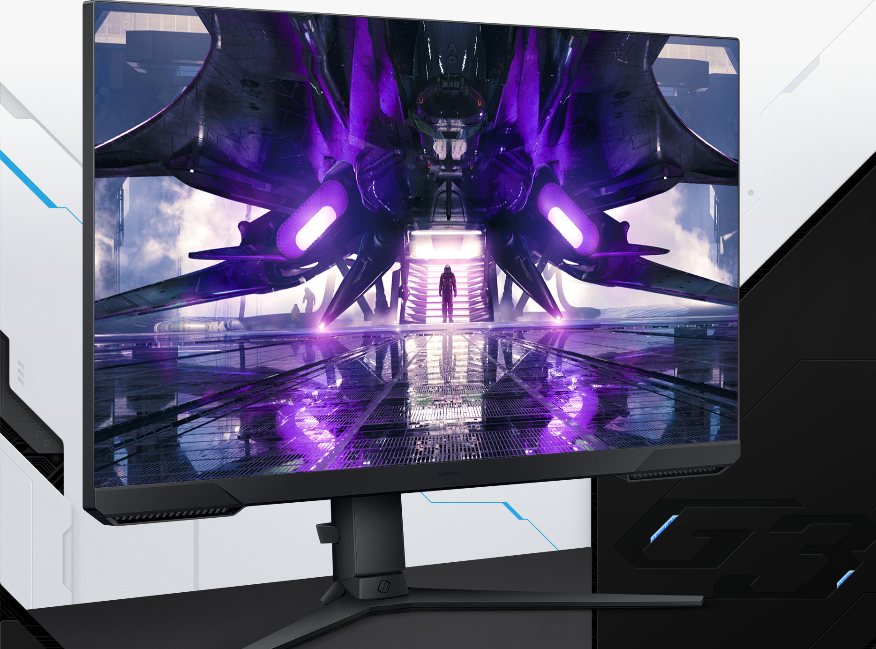 Monitor Gamer Samsung Odyssey G32A 27 Full HD 165HZ, 1ms, HDMI e DisplayPort, FreeSync, Ajuste de Altura - LS27AG32ANLXZD