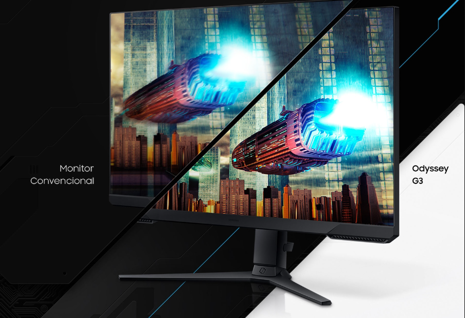 Monitor Gamer Samsung Odyssey 24 Full HD, 165Hz Freesync, HDMI/DP - LS24AG320NLXZD