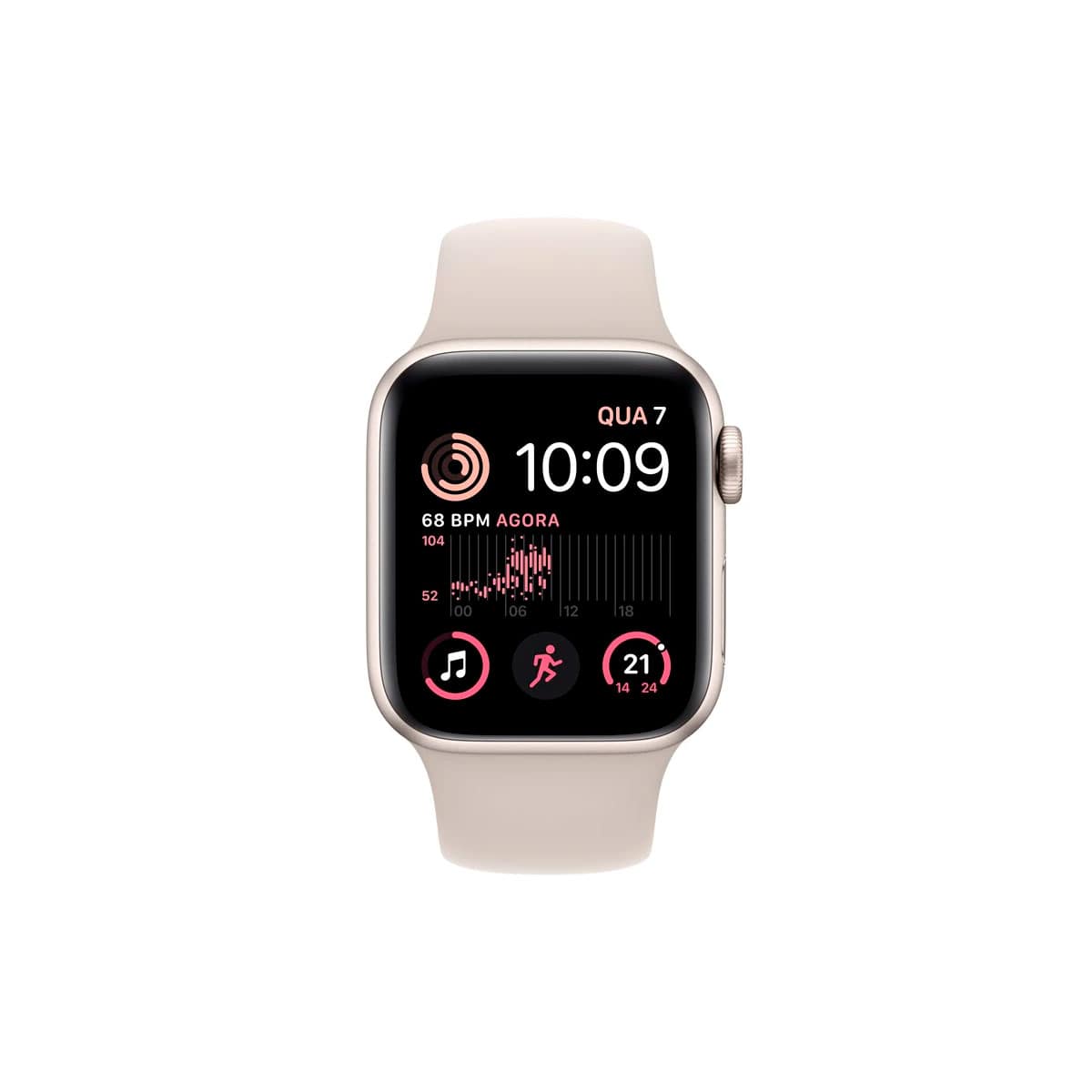 Apple Watch Se Gps Cellular 44mm Alumínio Estelar 2ª Ger Lojaibyte