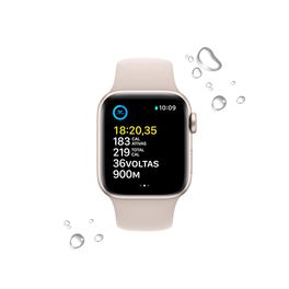 Apple-Watch-SE-GPS---Cellular---Caixa-Estelar-de-aluminio-40mm---Pulseira-esportiva-Estelar--2ª-Geracao-