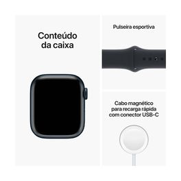 Apple-Watch-Series-8-GPS---Cellular---Caixa-Meia-noite-de-aluminio-41mm---Pulseira-esportiva-Meia-noite