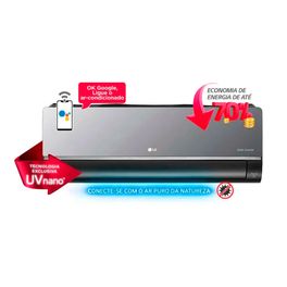 Ar-Condicionado-Inverter-24000-Btus-LG-Dual-Voice-Artcool-UV-Nano-Quente-Frio-220V