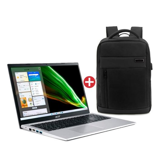 Kit-com-Notebook-Acer-A315-58-31UY-Intel®-Core-i3-1115G4-11º-Geracao-Tela-15.6--Full-HD-8GB-256GB-SSD-Prata---Mochila-p--Notebook-15.6--Essential-2