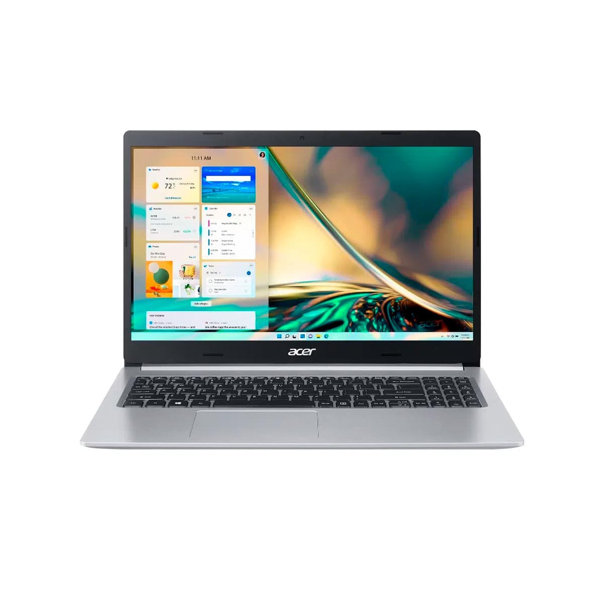 Notebook Acer A315-58-31UY, Intel® Core i3-1115G4 11º Geração, Tela 15.6 Full HD, 8GB 256GB SSD, Windows 11, Prata - NX.K02AL.003