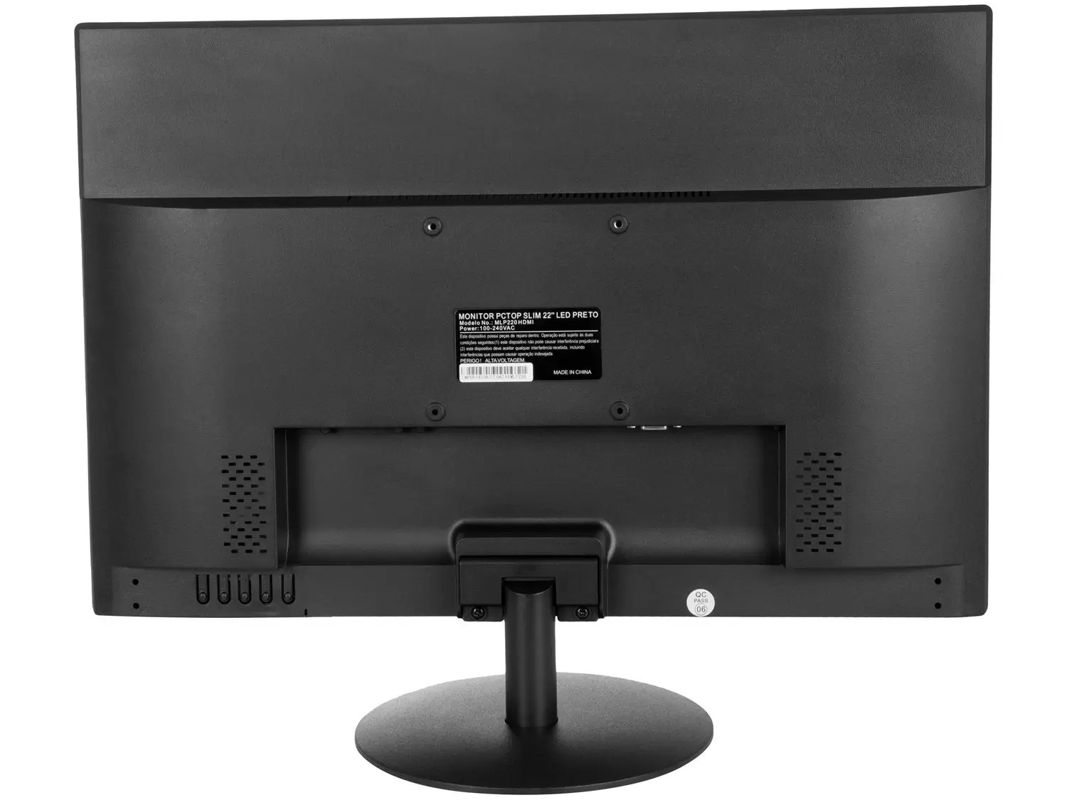 Monitor HQ LED 19.5 HD com HDMI e VGA 19.5HQLED Preto