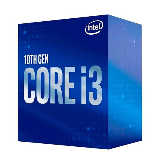 Processador Intel Core i3-10100F TRAY, 6MB de Cache, 4.30Ghz, LGA1200, Sem Cooler - CM8070104291318