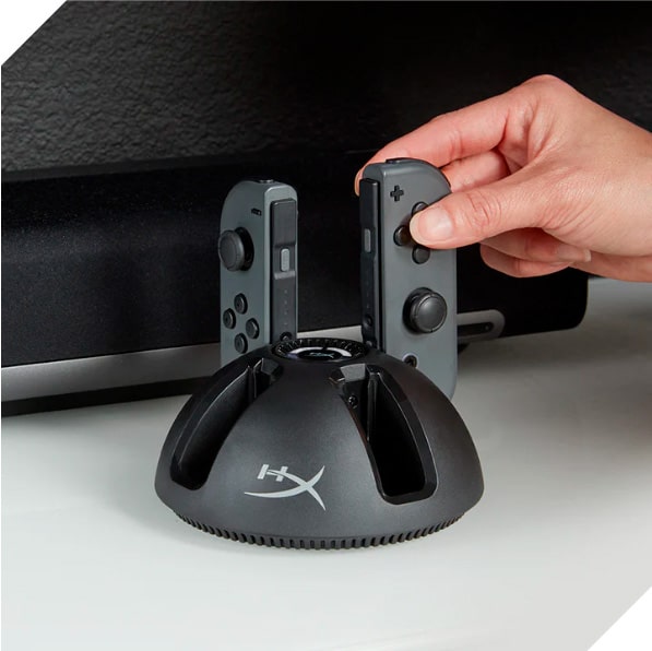 Carregador ChargePlay Quad HyperX para Controle Joy-Con do Nintendo Switch - HXCPQD-U