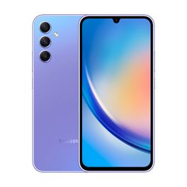 Smartphone-Samsung-Galaxy-A34-128GB-5G-Tela-6.6---Dual-Chip-6GB-RAM-Camera-Tripla-de-ate-48MP---Selfie-13MP-Bateria-de-5000mAh---Violeta