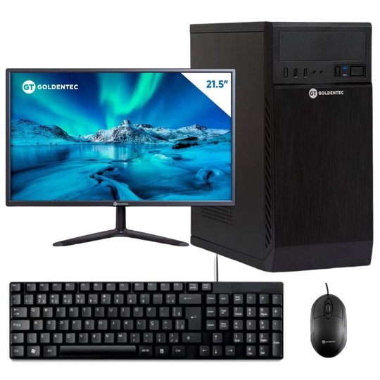 Computador-Intel®-Core™-i5-4GB-SSD-240GB---Monitor-LED-215--HDMI---Teclado-Slim-com-Fio-950-ABNT2---Mouse-com-Fio-USB-9318-|-GT