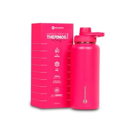 Garrafa-Termica-Inox-1000-ml-para-bebidas-quentes-ou-frias-com-tampo-com-bico---Rosa-|-GT