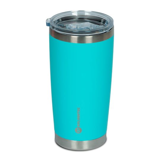 Copo Térmico Inox 600 ml para bebidas quentes ou frias com tampa - Azul | GT