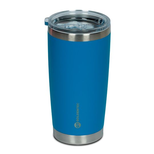 Copo Térmico Goldentec GT Colors Inox 600ml Azul Marinho
