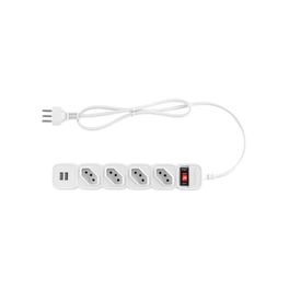 Protetor-Eletronico-com-4-Tomadas-e-2-USB-Intelbras-EPE-204-USB-BR--