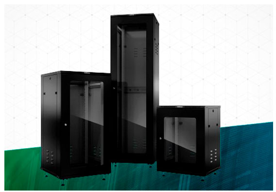 Rack de Piso Desmontável Intelbras 20U x 570m 4772057 - lojaibyte