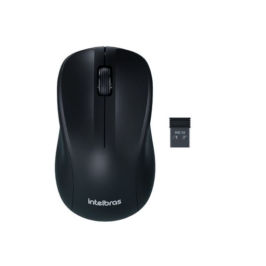 Mouse-Intelbras-MSI55-Sem-Fio-USB-2.0---Preto