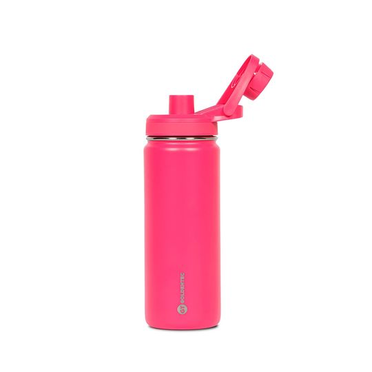 Garrafa Térmica Goldentec GT Colors Inox 500 ml para bebidas quentes ou frias com tampo com bico - Rosa
