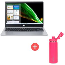 Notebook-Acer-Aspire-5-Core-i5-10210U-Tela-15.6--Full-HD-8GB-512GB-SSD-Windows-10-Prata---A515-54G-55MD---Garrafa-Termica-Inox-500ml-Rosa-|-GT