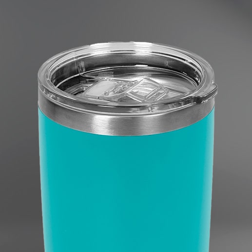 Copo Térmico Colors Inox 600 ml para bebidas quentes ou frias com tampa - Azul| GT