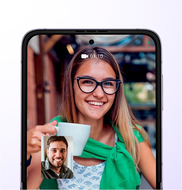 Smartphone Samsung Galaxy Z Flip4 5G 128GB 8GB de RAM Tela dobrável de 6,7 Câmera Dupla Traseira Preto