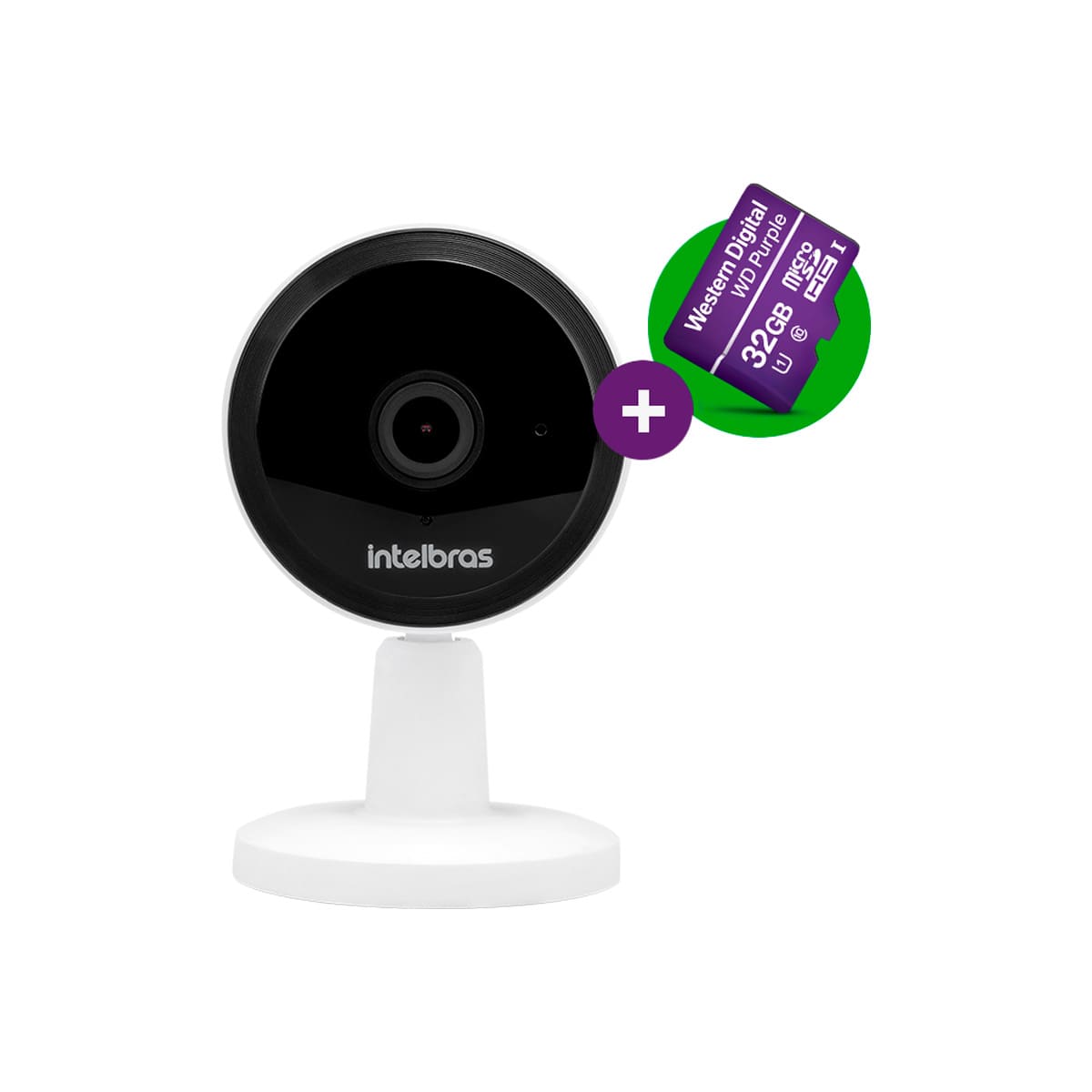 Câmera Inteligente Interna Intelbras IM1 Wi-Fi Branco - lojaibyte