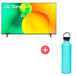 Smart-Tv-50--LG-4K-NanoCell-50NANO75SQA-2022-ThinQAI---Garrafa-Termica-Inox-1000-ml-para-bebidas-quentes-ou-frias-com-tampo-com-alca---Azul-|-GT-1