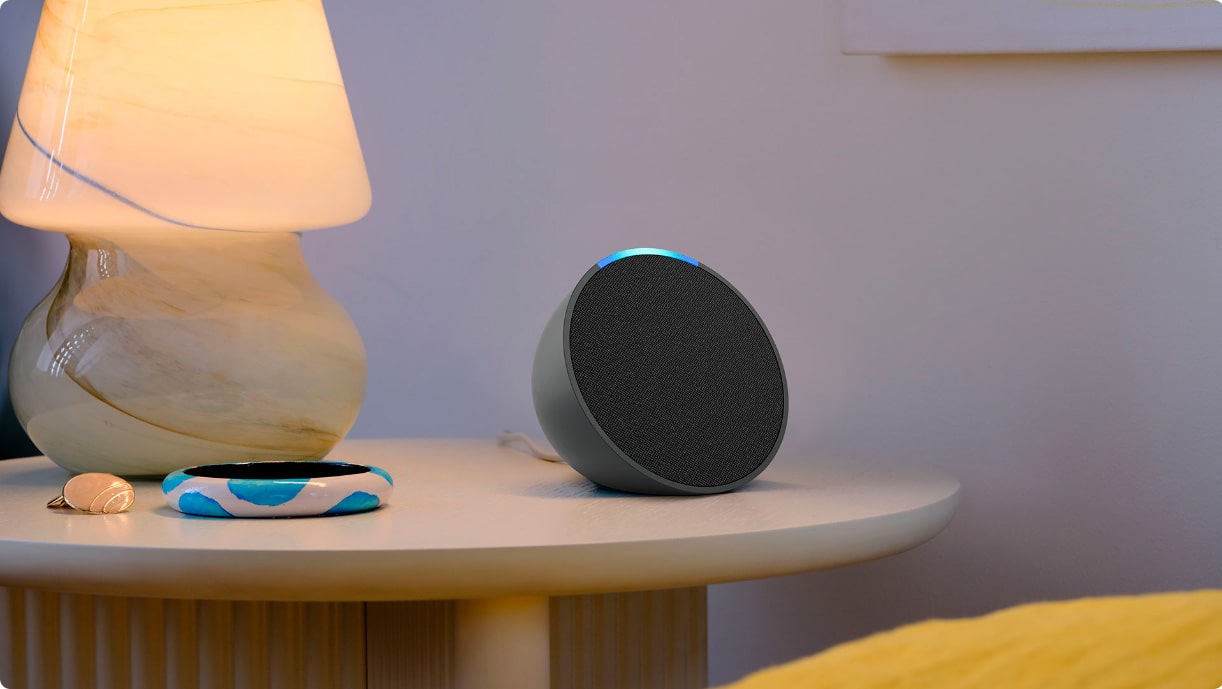 Amazon Echo Pop, Smart Speaker, com Alexa, Preto