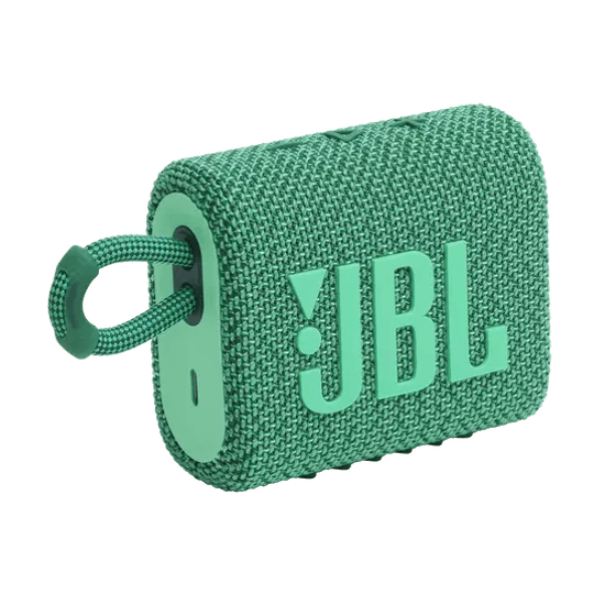 Caixa de Som JBL GO 3 Eco, Ultraportátil, À Prova D'água, Verde - JBLGO3ECOGRN