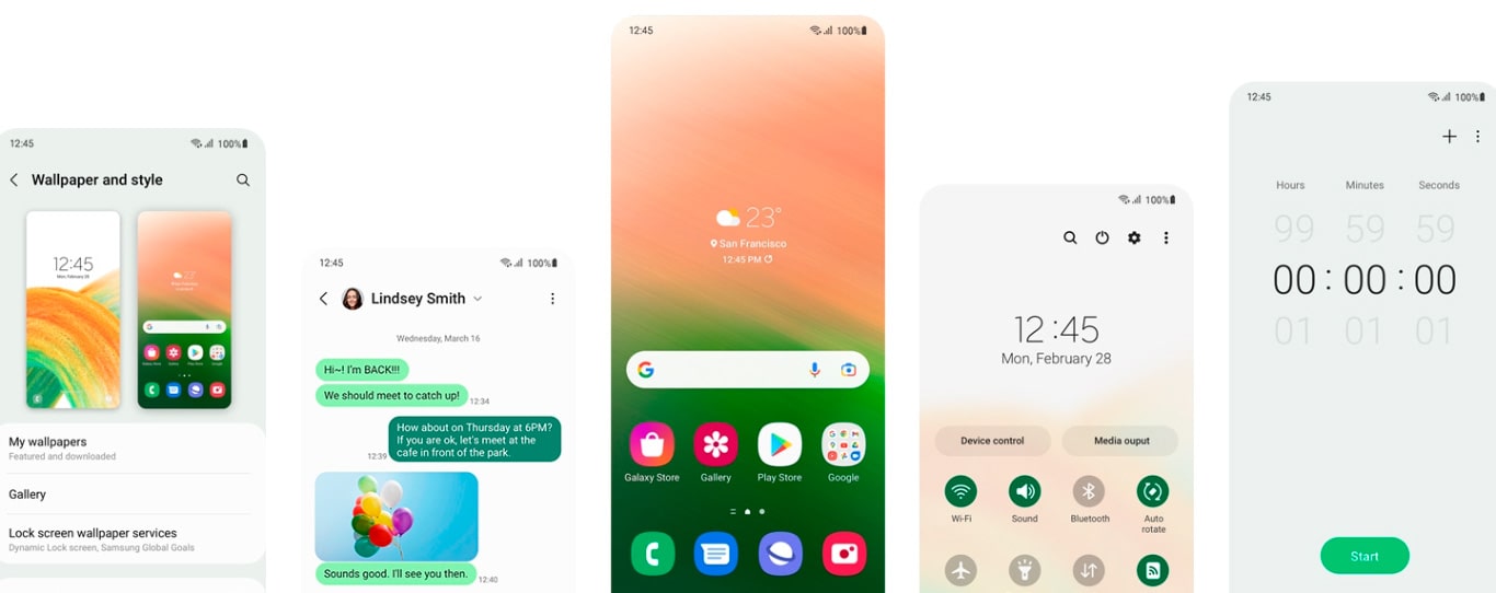 Smartphone Samsung Galaxy A33 5G 128GB 6GB de RAM Tela de 6,4 Câmera Quádrupla Traseira 48MP+8MP+5MP+2MP Frontal de 13MP Bateria 5000mAh Azul