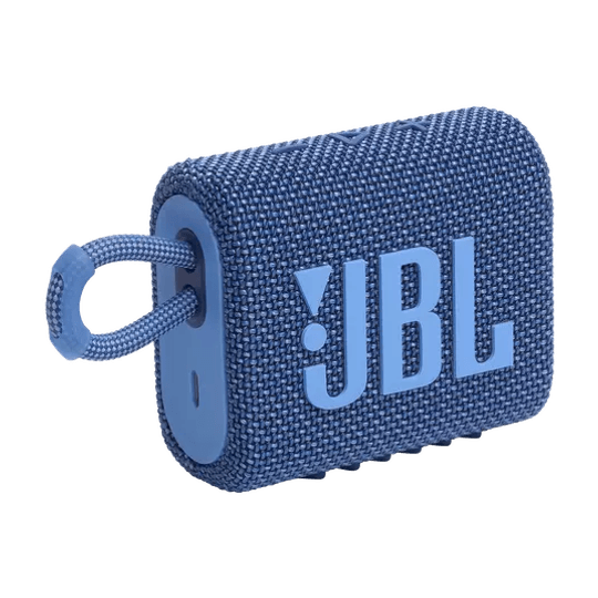 Caixa de Som JBL GO 3 Eco, Ultraportátil, À Prova D'água, Azul - JBLGO3ECOBLU