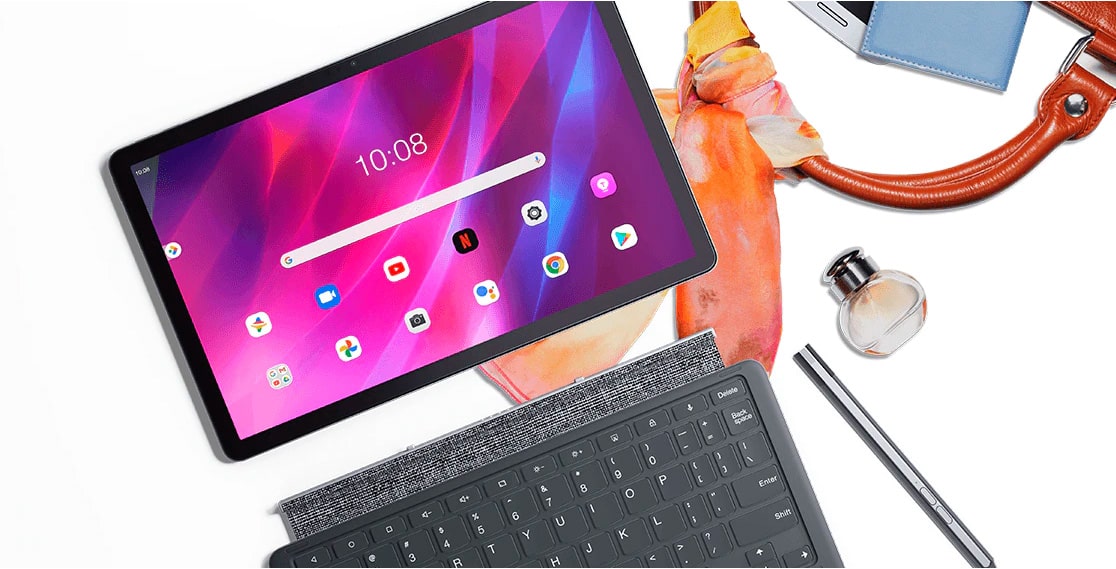 Tablet Lenovo Tab P11 Plus 4G Octa-core 4GB 64GB Tela 11 Wi-fi Android™ 11 IPS 2k Grafite com Capa Protetora - ZA9L0313BR
