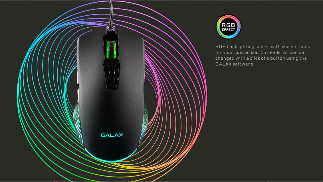 Mouse Gamer Galax SLD-03 7.200 DPI