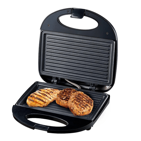 Sanduicheira Mallory Classic Grill, Antiaderente, Preto - 220V