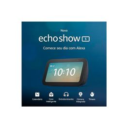 Amazon-Echo-Show-5-3°-Geracao-Smart-Speaker-com-Alexa-Preto