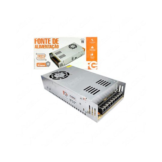 Fonte Colmeia FC Fontes para CFTV, 12V, 50A, 600W, Bivolt - FC1250CN