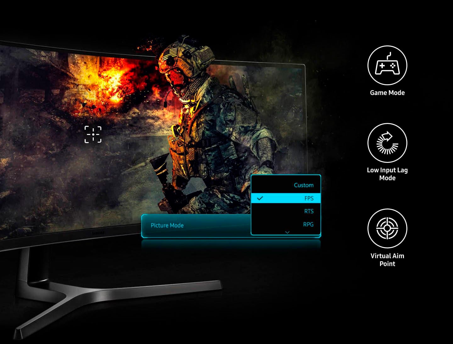 Monitor Gamer Samsung 49 Odyssey Curvo Freesync, HDMI 120Hz, Dfhd Va 4ms - LC49RG90SSLXZD