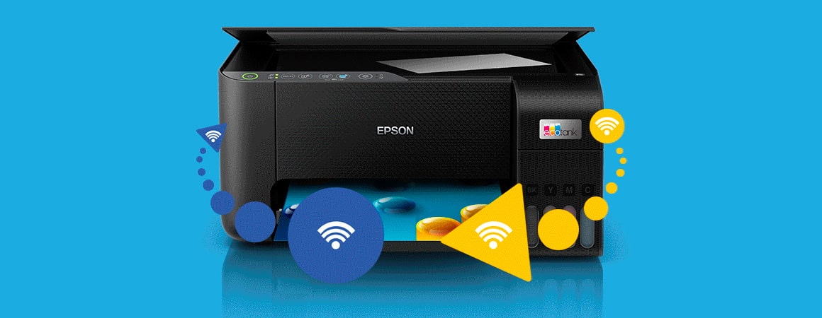 Multifuncional Epson Ecotank L3250 Colorida WiFi Bivolt - Ibyte