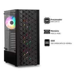 PC-Gamer-Completo-Intel®-Core™-I3-4GB-SSD-240GB---Monitor-Gamer-24-LED-Full-HD---Kit-4-em-1-com-Headset-Mouse-Mousepad-e-Teclado--GT-Gamer