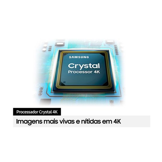 Samsung Smart TV 43 polegadas UHD 4K 43CU7700 2023 - lojaibyte