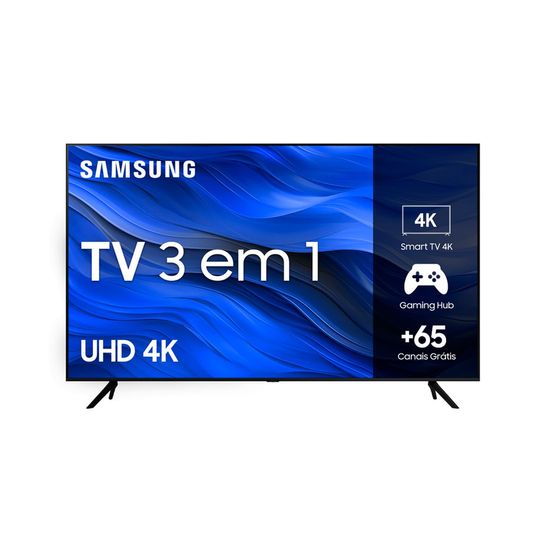 Samsung-Smart-TV-65-polegadas-UHD-4K-65CU7700-2023-Processador-Crystal-4K-Samsung-Gaming-Hub-Tela-sem-limites-Alexa-built-in